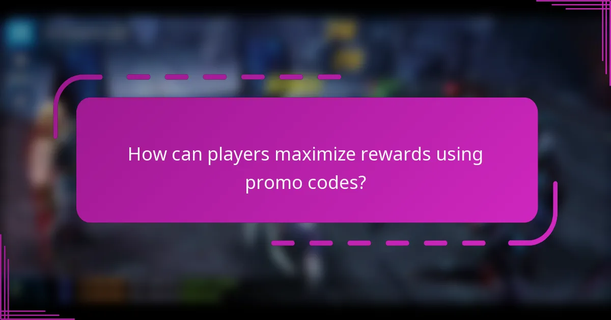 How can players maximize rewards using promo codes?