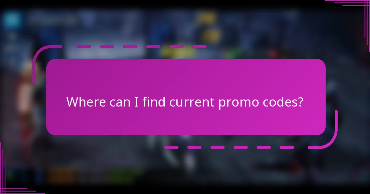 Where can I find current promo codes?